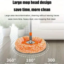 Alternative view of Household Dust Mop with Strong Water Absorption for Floor, Tile, and Ceiling Cleaning