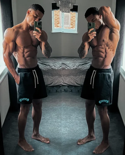 CRONOS Men's Cotton Fitness Shorts for Gym, Running, Basketball, and Leisure - Image 5