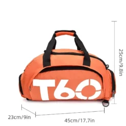 Alternative view of Waterproof Gym Bag with Multiple Compartments for Men and Women