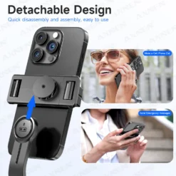 Alternative view of Selfie Stick Tripod with Bluetooth Remote and Fill Light for Smartphones