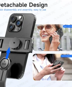 Alternative view of Selfie Stick Tripod with Detachable Bluetooth Remote, 360° Rotation,Extendable Pole, Fill Light Option, for iPhone Android Phone