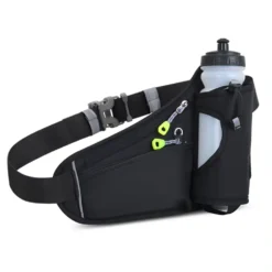Waist Bag with Dual Water Bottle Holders for Running and Sports Activities