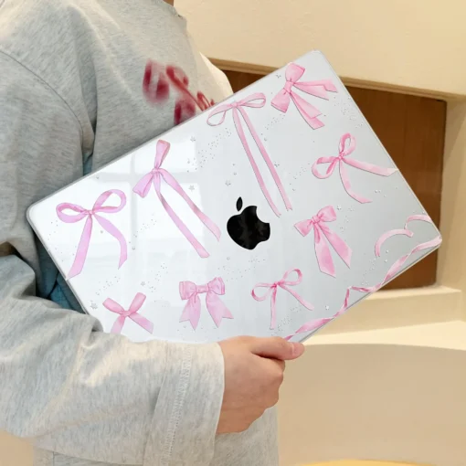 Crystal Flower Hard Case for MacBook Air and Pro 13/15 2023-2024 Models - Image 6