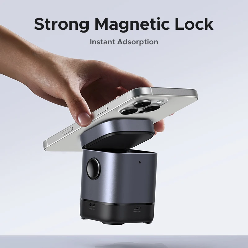 UGREEN Qi2 Magnetic Wireless Charging Stand with 15W Output for iPhone - Image 3