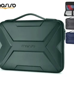 MOSISO Laptop Bag for MacBook 13 14 15 16 inch Laptop Hard Case Waterproof Shockproof Artistic Geometric EVA Hard Shell Bag