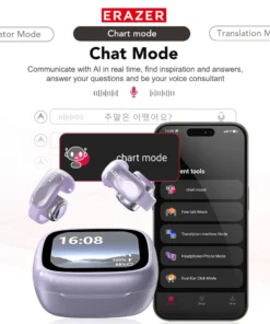Alternative view of Translator ERAZER XF28 Bluetooth V6.0 Open-ear True Wireless EarbudsTranslation Earphones Office Travel,ASMR Headset APP