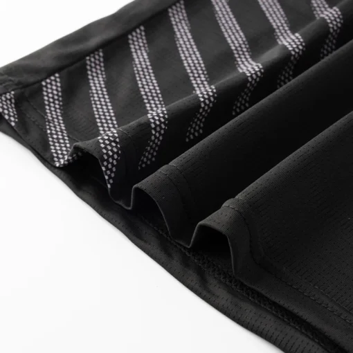 Running T-shirt with Reflective Printing, Quick Dry Ice Silk Fabric for Men, 5XL Size - Image 3