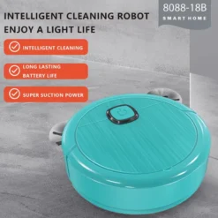Alternative view of Smart Sweeping Robot Vacuum Mop with 4000pa Suction and Washable Mop for Pet Hair on Hard Floors