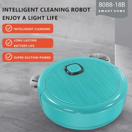 Smart Sweeping Robot Vacuum Mop with 4000pa Suction and Washable Mop for Pet Hair on Hard Floors - Image 2