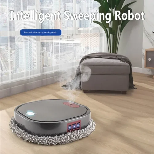 Alternative view of 2024 New 3 in 1 Dry and Wet Sweep and Mop Robot Vacuum Cleaner Rechargeable Smart Mopping Robot Spray Cleaner Home Mopping Robot