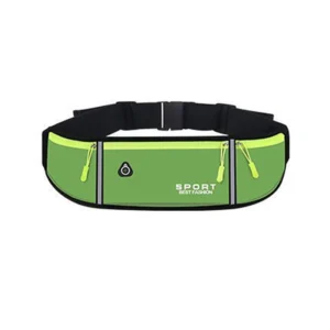 Running Waist Bag with Adjustable Belt for Men and Women for Gym, Jogging, and Cycling - Green-basic