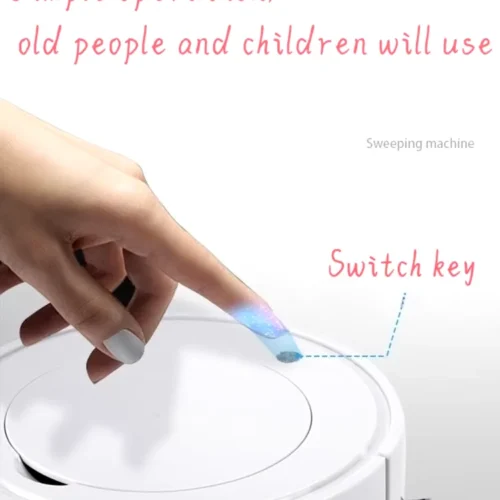 Alternative view of GGbingo Smart Sweep Robot Low Noise Two Cleaning Modes USB Charging Wireless Mopping Sweeping Integrate Robot for Household