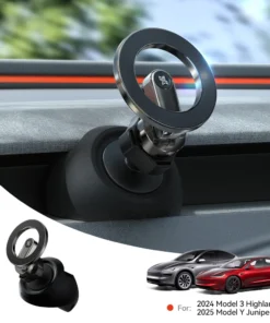 YZ For Tesla Magnetic Car Phone Holder 2025 Model 3 Y Highland Juniper Air Vent Mount Car Bracket Stand 360 Degree Rotatable