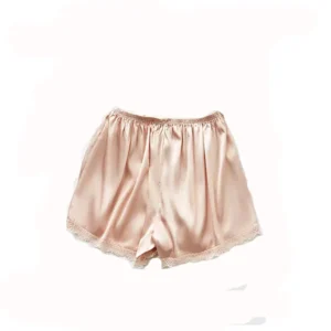 Lace Elastic Waist Safety Shorts for Women