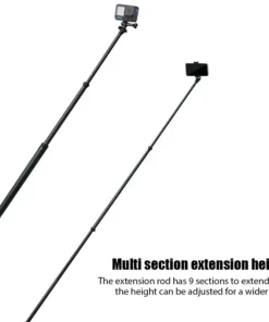 Alternative view of Carbon Fiber Invisible Extended Edition Selfie Stick Stand For Insta360 X3 GO3 Action 4 300CM For DJI GoPro Camera Selfie Sticks