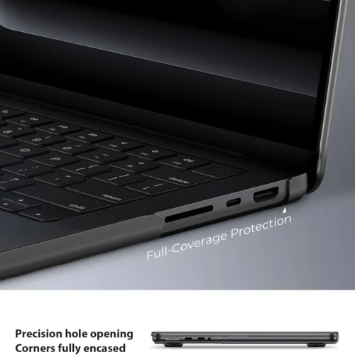 Alternative view of Laptop Case For MacBook Air 13 inch M4 2025 Case M3 2024 M2 2022 Cover For MacBook Pro 14 M4 2024 Ultra Thin Hard Shell Cover