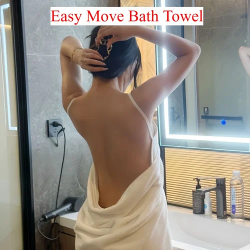Backless Easy Move Bath Towel Dress Outdoor Sex Expose Costume Loose Hollow Out Skirt Full Body Sexy Lingerie Panties Exotic