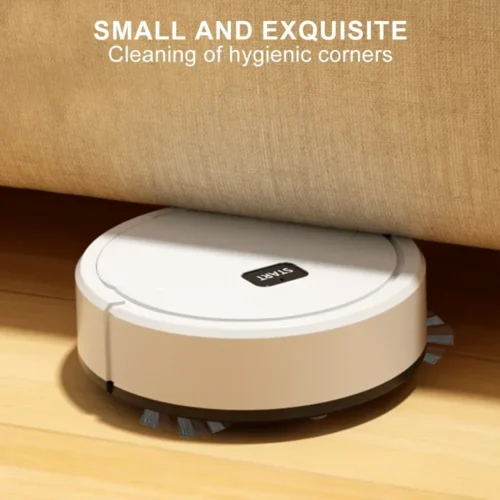 Alternative view of Fully Automatic Sweeping Robot Portable Mini Home Floor Robotic Vacuum Cleaner Mopping Rechargeable Wet Dry Three-In-One Sweeper