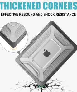 Alternative view of Heavy Duty Rugged Hard Shell Protective Cover For MacBook Pro 14 inch M5/M4/M3/M2/M1 Chip 2025-2021 Case For MacBook 13.6 inch