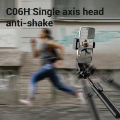 Alternative view of Bluetooth Handheld Gimbal Stabilizer with Adjustable Tripod for Smartphone Users