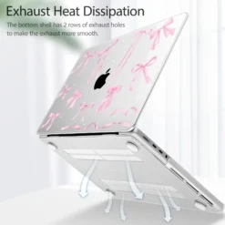 Alternative view of Crystal Flower Hard Case for MacBook Air and Pro 13/15 2023-2024 Models