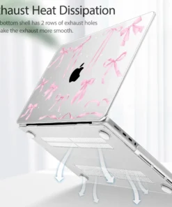 Alternative view of Crystal Flower Hard case for MacBook M4 2024 M1 M2 Air 13 A2681 A2337 Air15 A2941 2023 Pro case A2779 A2780 Retina 12inch A1534