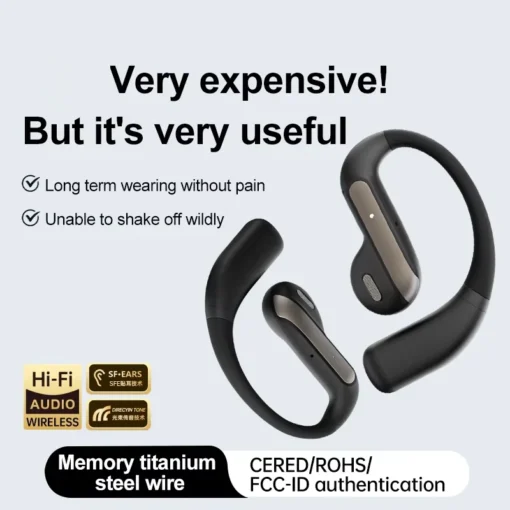 AI Smart Translation Headset with Noise Cancelling and Waterproof Features for Sports Use - Image 2