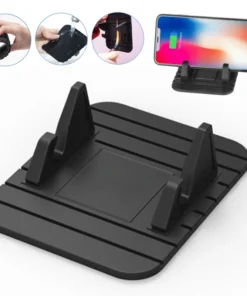 Alternative view of Anti-slip Car Silicone Holder Mat Pad Dashboard Stand Mount For Phone GPS Bracket For iPhone Samsung Xiaomi Huawei Universal