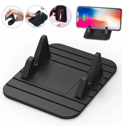 Alternative view of Anti-slip Car Silicone Holder Mat Pad Dashboard Stand Mount For Phone GPS Bracket For iPhone Samsung Xiaomi Huawei Universal