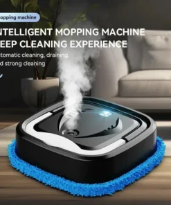Intelligent Robot Vacuum Cleaner 2000Pa Strong Suction Sweep Mop Smart Mapping Anti Hair Tangle for Hard Floor Carpet Pet Hair