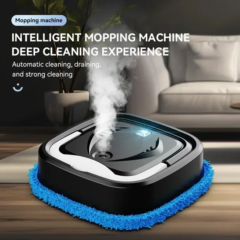 Intelligent Robot Vacuum Cleaner 2000Pa Strong Suction Sweep Mop Smart Mapping Anti Hair Tangle for Hard Floor Carpet Pet Hair