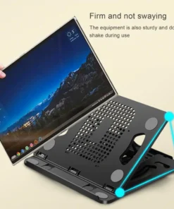 Laptop Stand Portable Laptop Desk Stand with Adjustable Height Heat Dissipation for Tablets Phones Folding Triangle Stabilizer