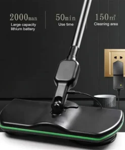 Alternative view of Handheld Wireless Electric Mop Floor Washer Electric Mop Wireless Rotating Rechargeable Floor Wiper Cordless Sweeping
