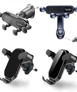 Gravity Car Phone Holder for 4.7-7 inch Mobile Phone Car Air Vent Phone Mount Universal Shockproof GPS Clip Smartphone Stand
