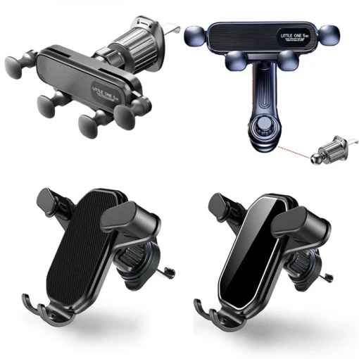 Gravity Car Phone Holder with Secure Gravity Design for 4.7-7 inch Smartphones - Image 7