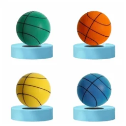 Alternative view of Foam Indoor Basketball with Silent Bounce, 18cm for Kids