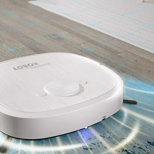 Alternative view of New 4-in-1 Robot Vacuum Cleaner USB Charging Home Fully Automatic Sweep Robot Integrated Sweep suction mopping &Sterilization