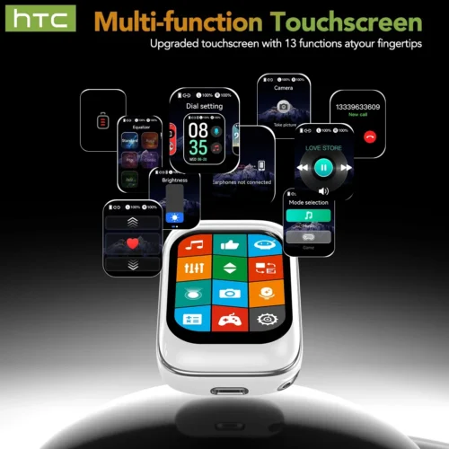 Alternative view of HTC NE48 Earphones Bluetooth V6.0 AI Translator Earbud TWS Sports Wireless Headphones Side-sliding headphones Ultra HD Screen