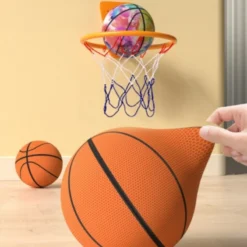 Indoor Silent Basketball with Soft High Elastic Foam for Quiet Sports Activities