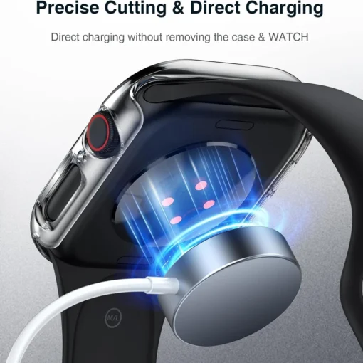 Glass Cover for Apple Watch Case with Screen Protector for iWatch Series 10, 9, 8, 7, 6, SE, 5 in Various Sizes - Image 5