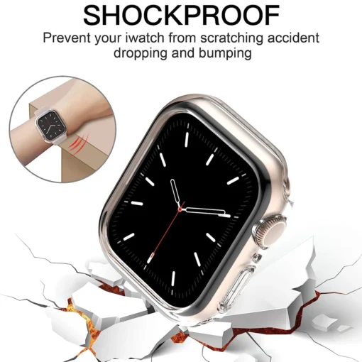 Protective Bumper Case for Apple Watch 46mm, 45mm, 41mm - Durable PC Shell - Image 3