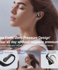 Alternative view of Smart AI Translation Headset Stereo Sound Semi-in-ear Air Conduction True Wireless Sports Long-lasting Bluetooth Headset