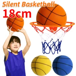 Foam Basketball Toy with Mute Feature for Indoor Play Ideal for Children and Babies