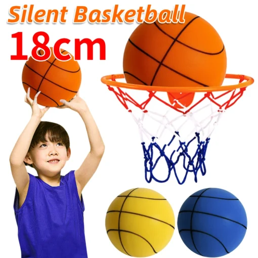 Foam Basketball Toy with Mute Feature for Indoor Play Ideal for Children and Babies - Image 7