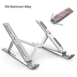 Adjustable Laptop Stand with 6 Angles, Ergonomic Design for Home and Office