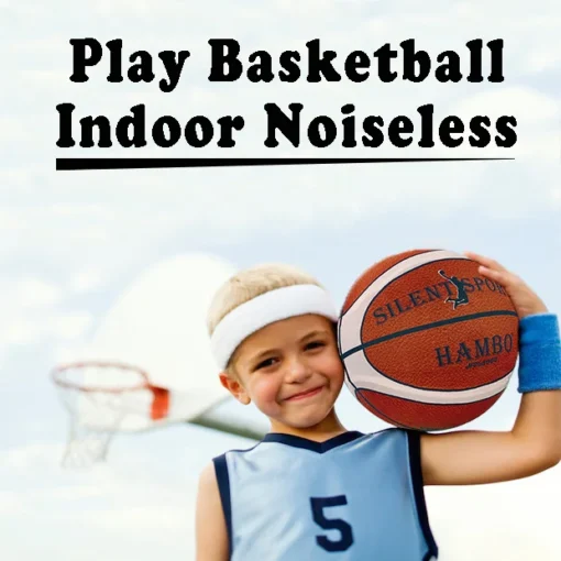 Indoor PU Foam Basketball with Silent Dribbling - Men's Size 7, Women's Size 6, Children's Size - Image 5