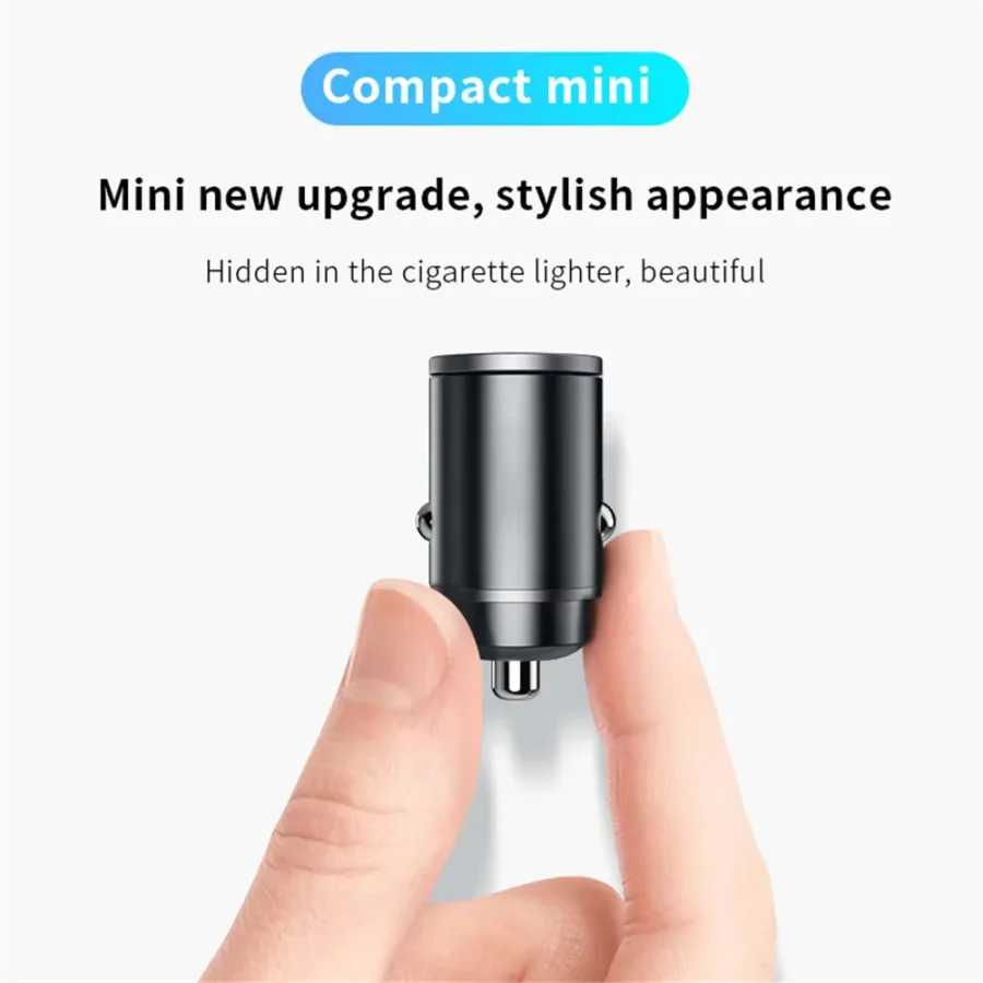 100W/200W QC3.0 PD Mini Car Charger 12-24V Lighter Fast Charging Car USB Type C Charger for Xiaomi Samsung Huawei iPhone Power - Image 5