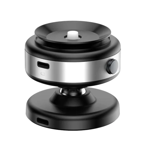 Magnetic Car Phone Holder with 360° Rotation and Vacuum Suction for Smartphones - Image 6