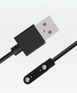 Alternative view of 2 pins 4pins Smartwatch Dock Charger Adapter USB Charging Cable Cord for Adult/Kids Smart Watch Power Charge Wire Accessories