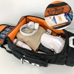 Alternative view of Large Waterproof Gym Bag for Fitness Travel with Adjustable Straps for Men